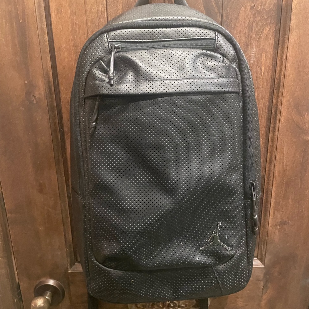 All black Jordan Backpack